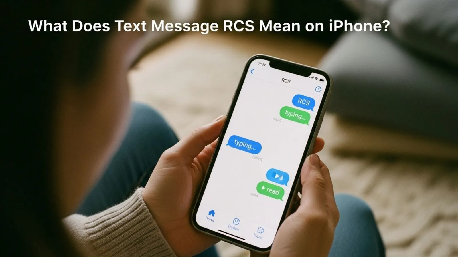 Text Message RCS Mean on iPhone