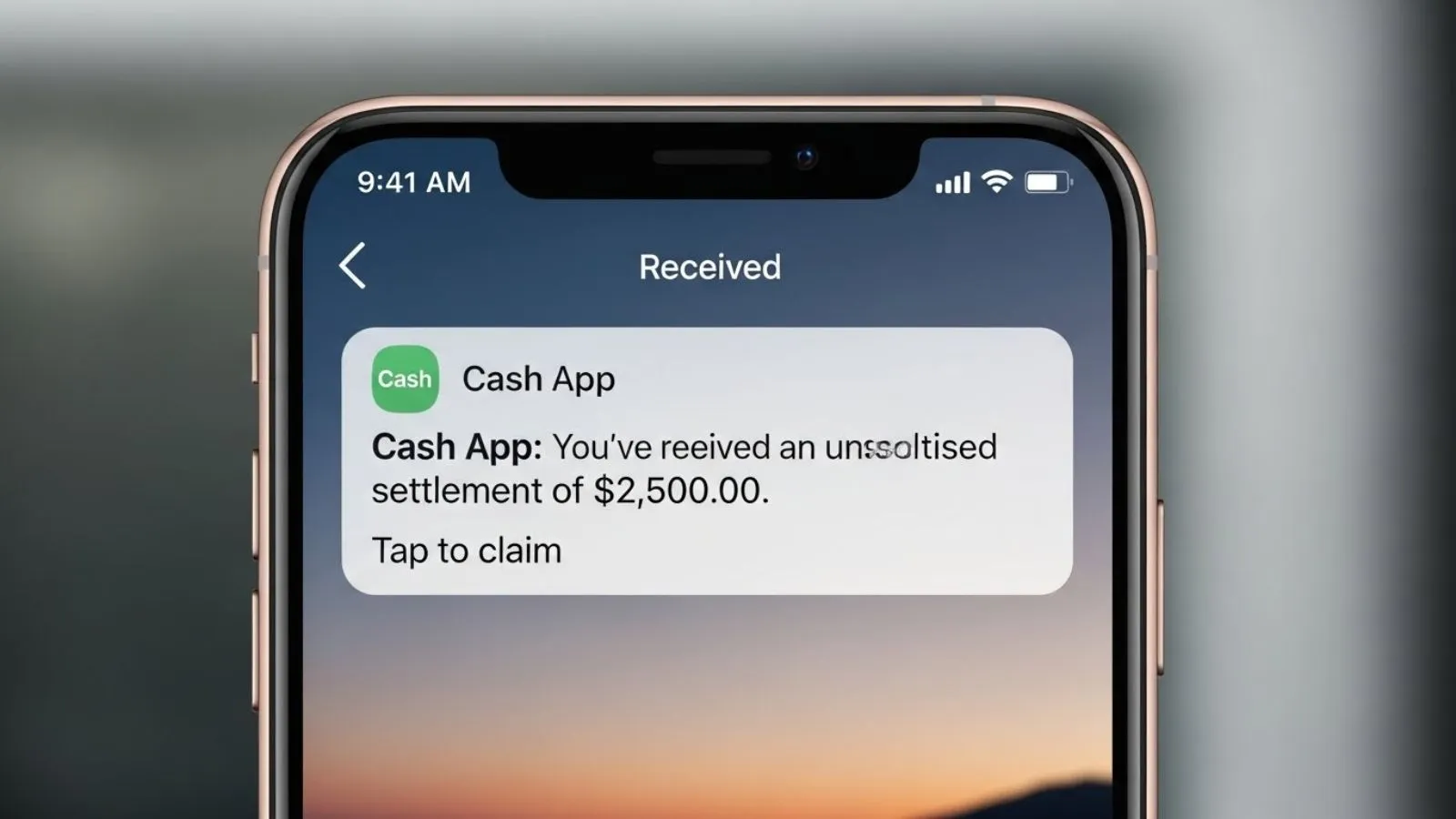 Cash App Unsolicited Text Message Settlement
