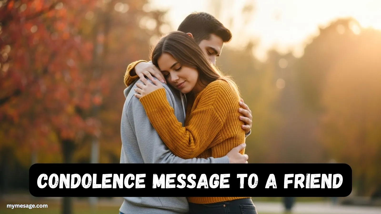 Condolence Message To a Friend