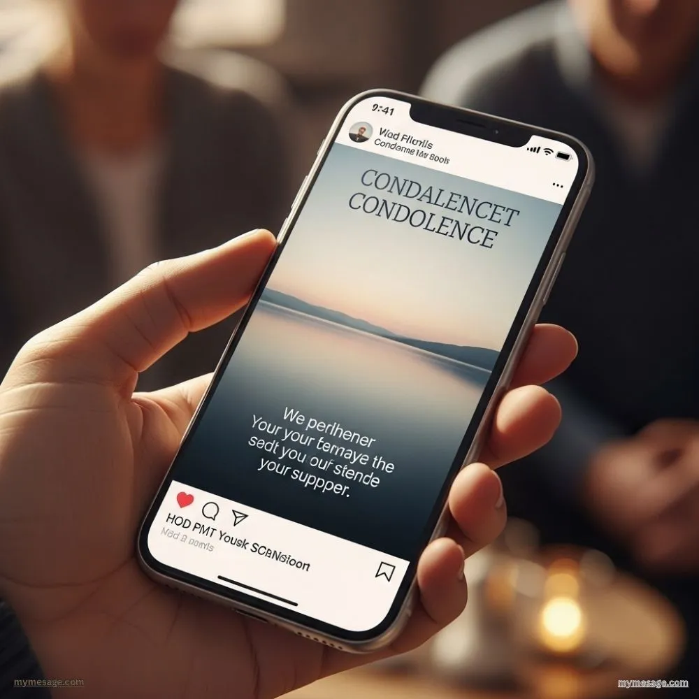 Condolence Messages For Social Media