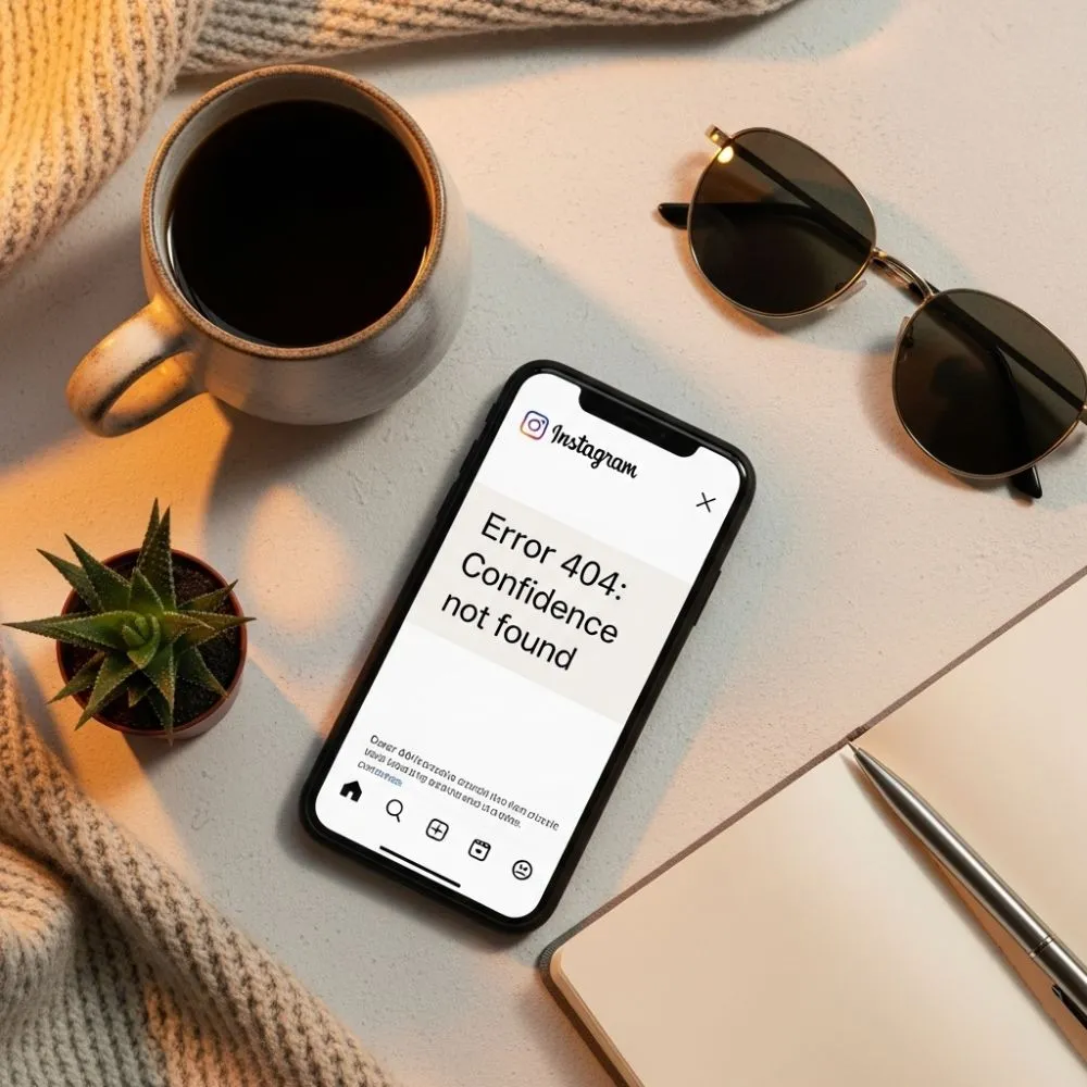 Fake Error Message for Instagram or Bio