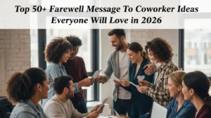 Farewell Message To Coworker