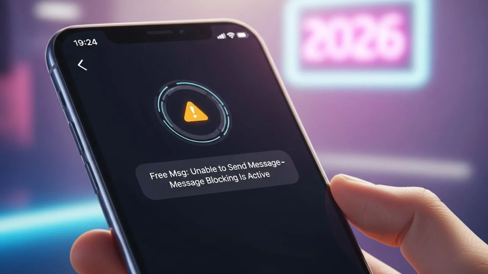 Free Msg: Unable To Send Message Message Blocking Is Active in 2026