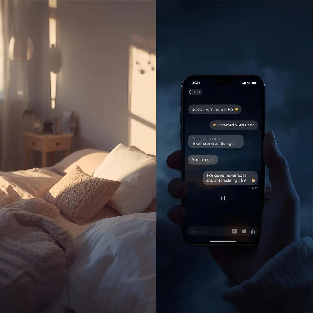 Good Morning & Night RCS Messages