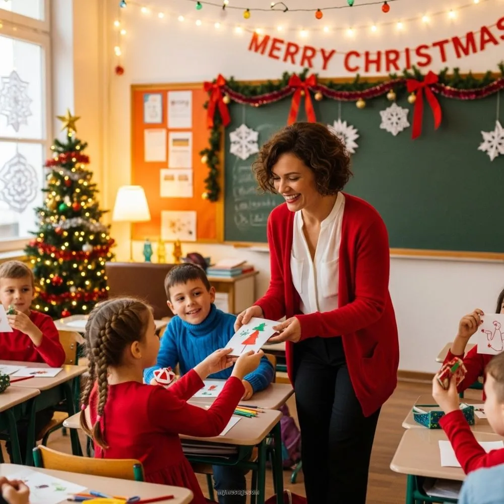  Merry Christmas Messages For Teachers