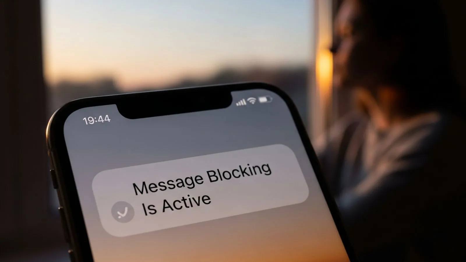 Message Blocking is Active