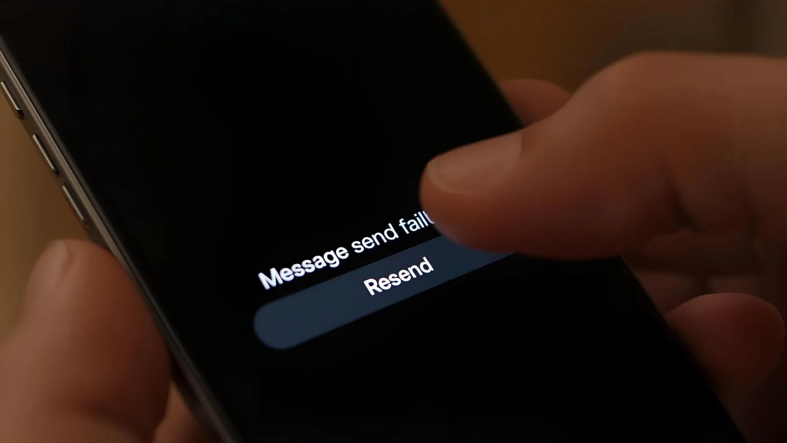 Message Send Failure iPhone