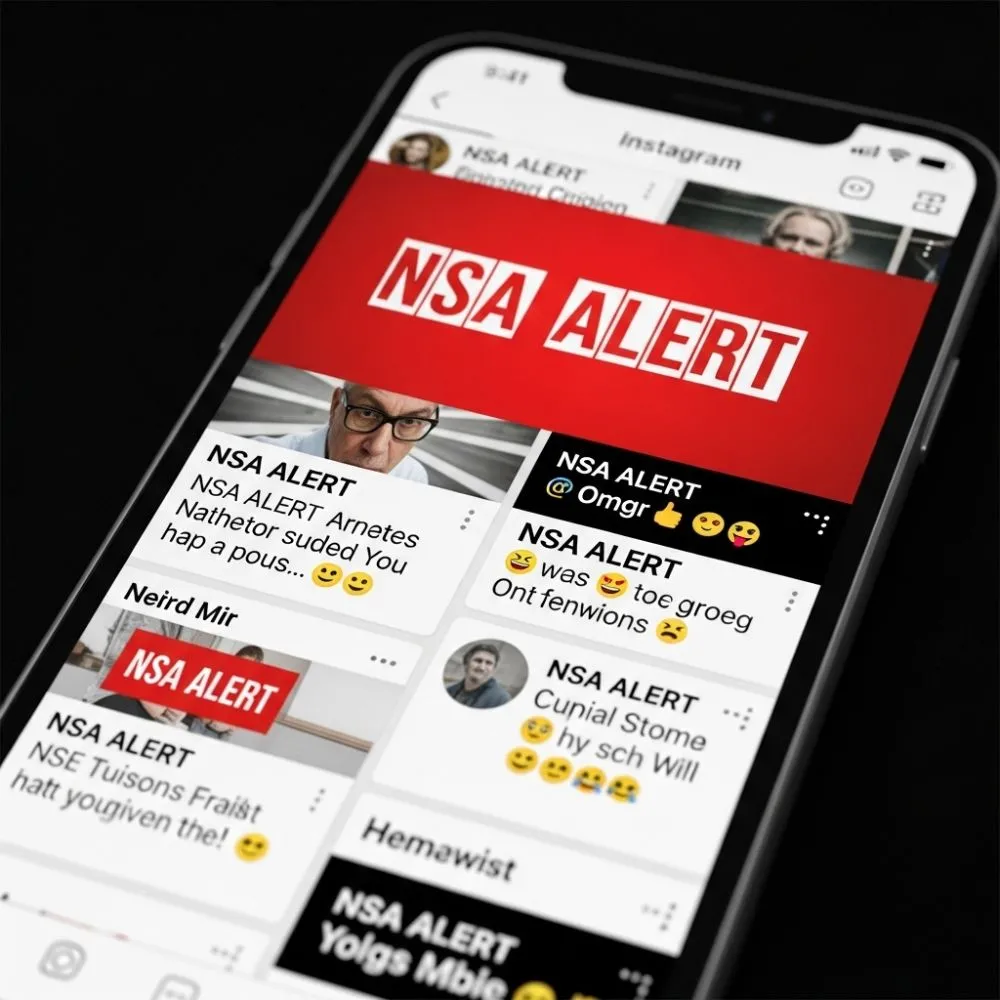 NSA Warning Message Templates for Social Media