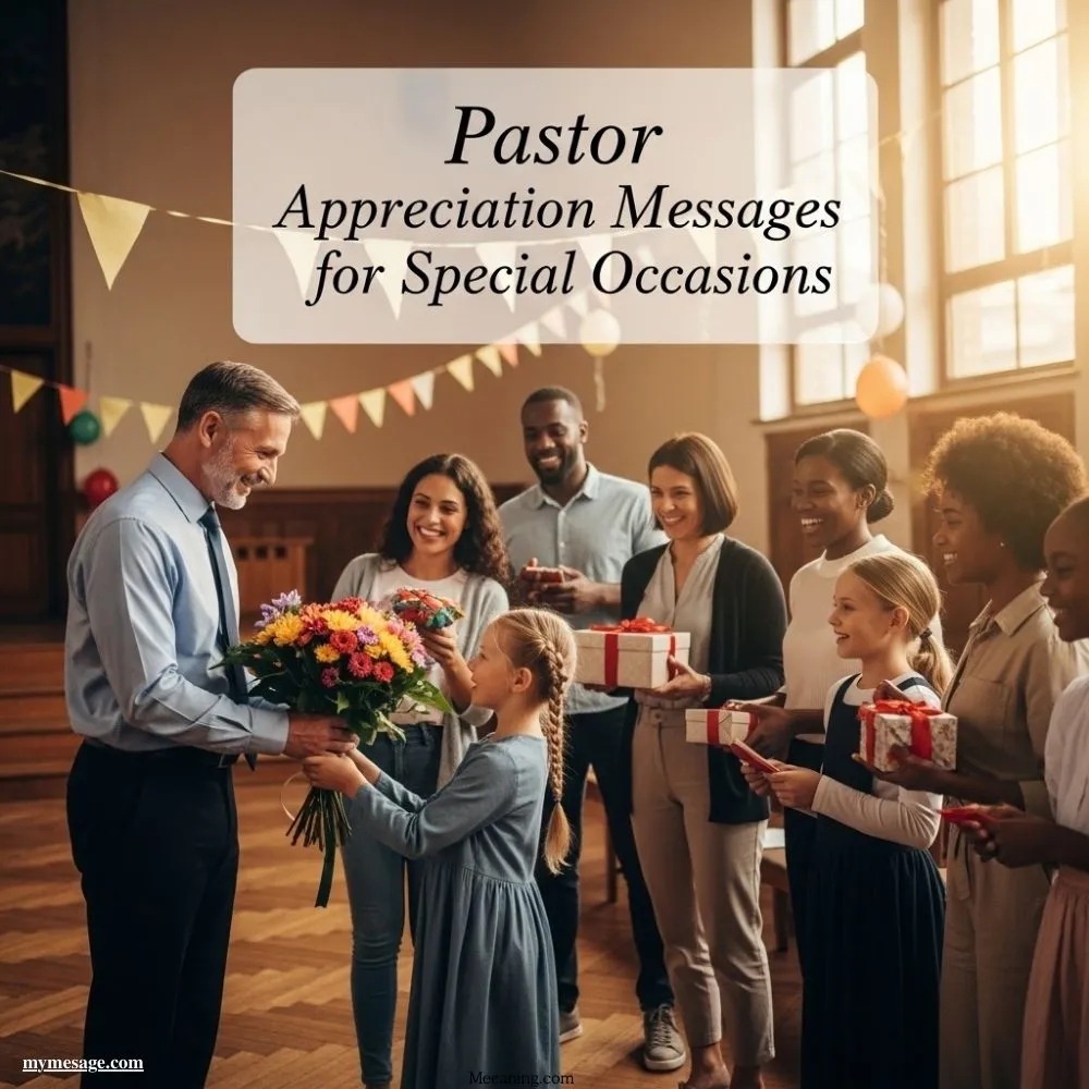 Pastor Appreciation Messages For Special Occasions