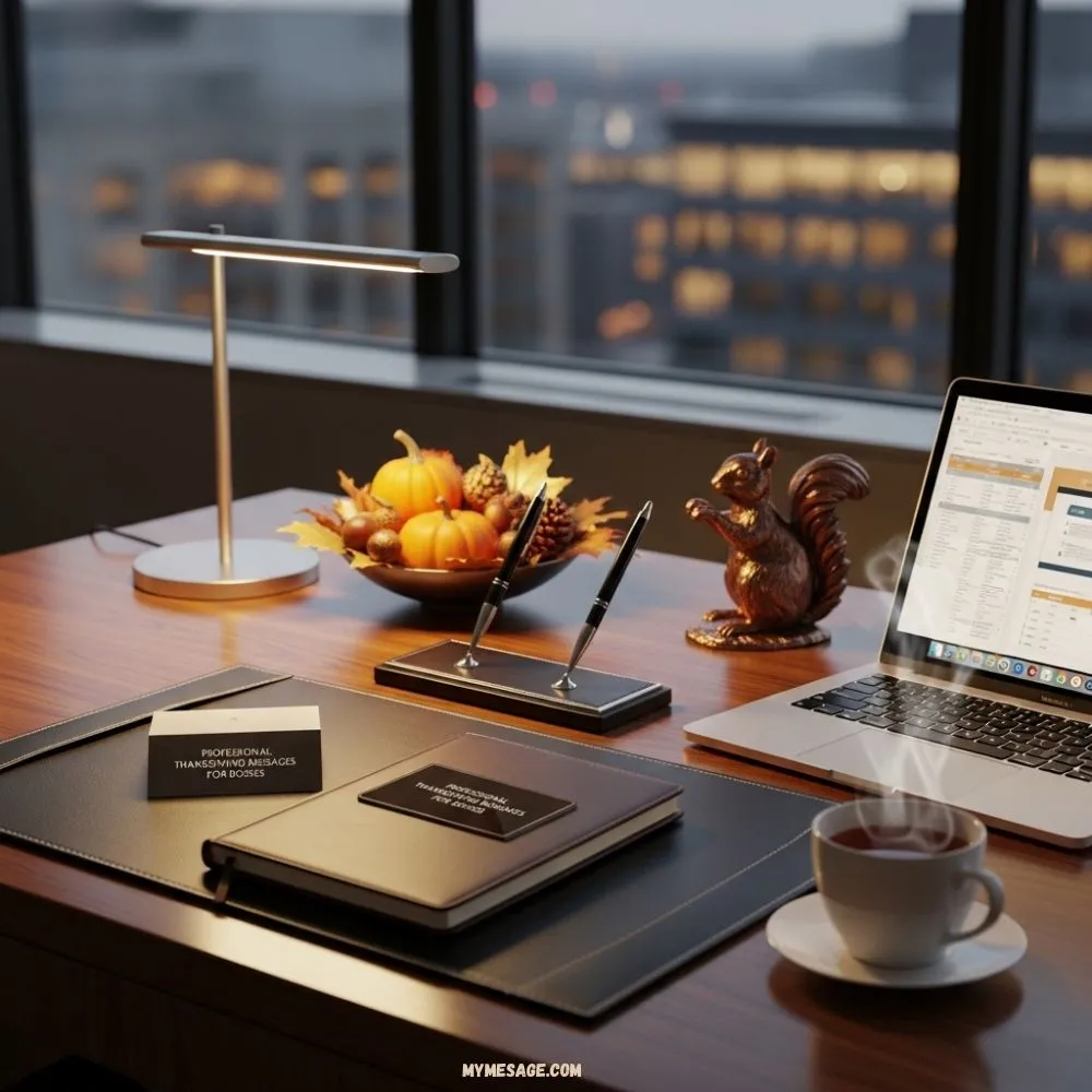 Professional Thanksgiving Messages For Bosses