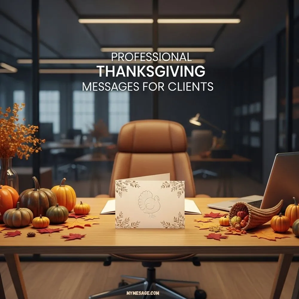 Professional Thanksgiving Messages For Clients