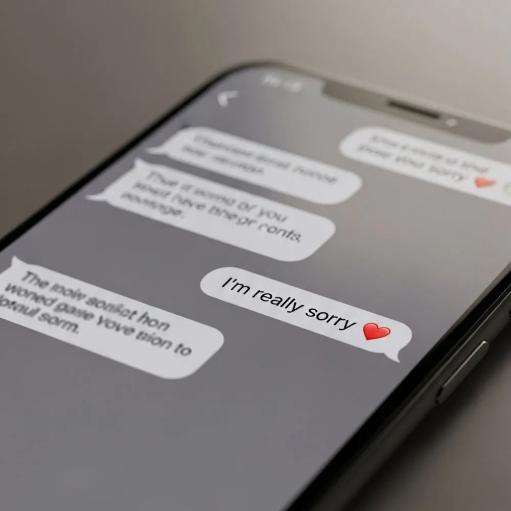 RCS Messages For Apologies