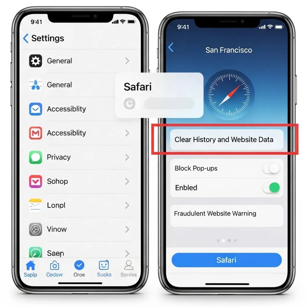 Real NSA Warning Message Settings iPhone