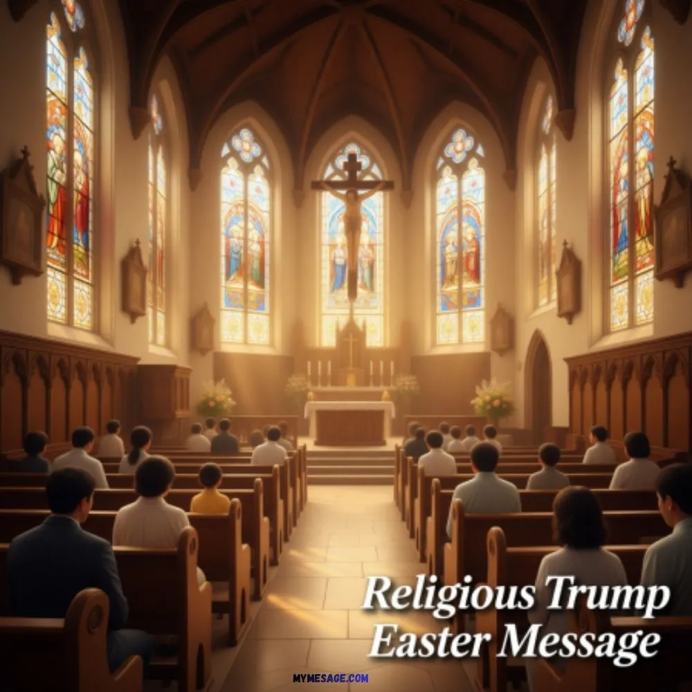 Religious Trump Easter Message