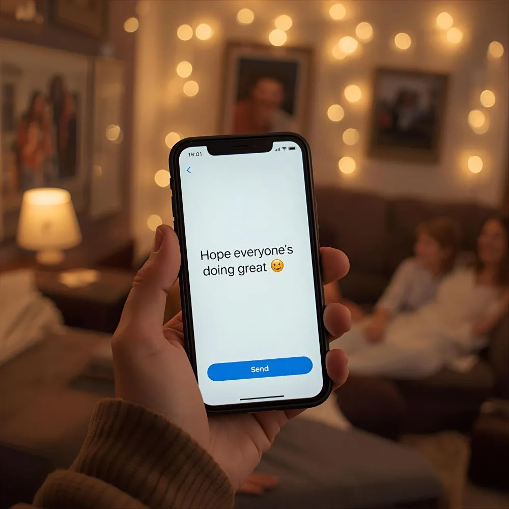 Scheduled Family Check in Messages