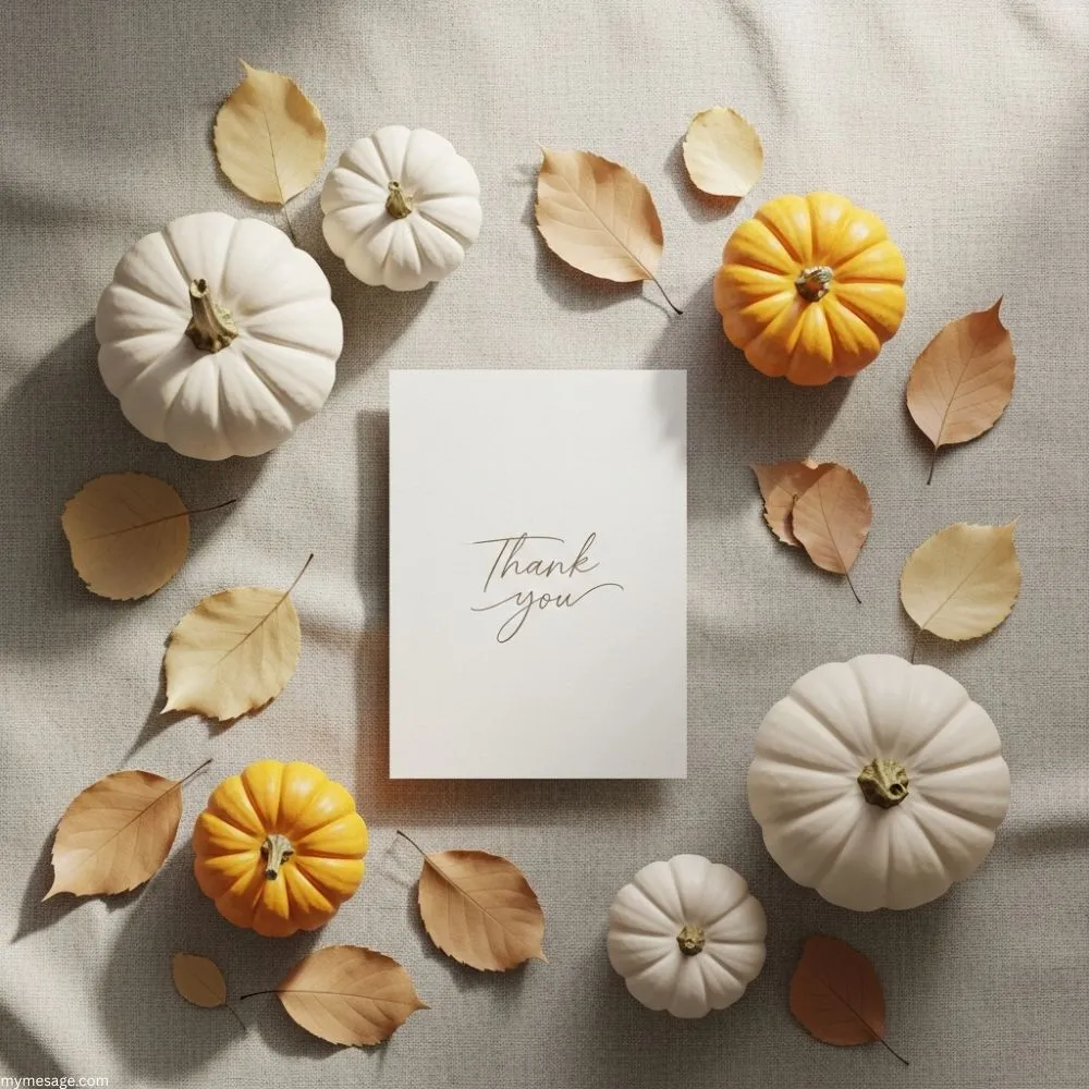 Short & Simple Thanks Giving Message
