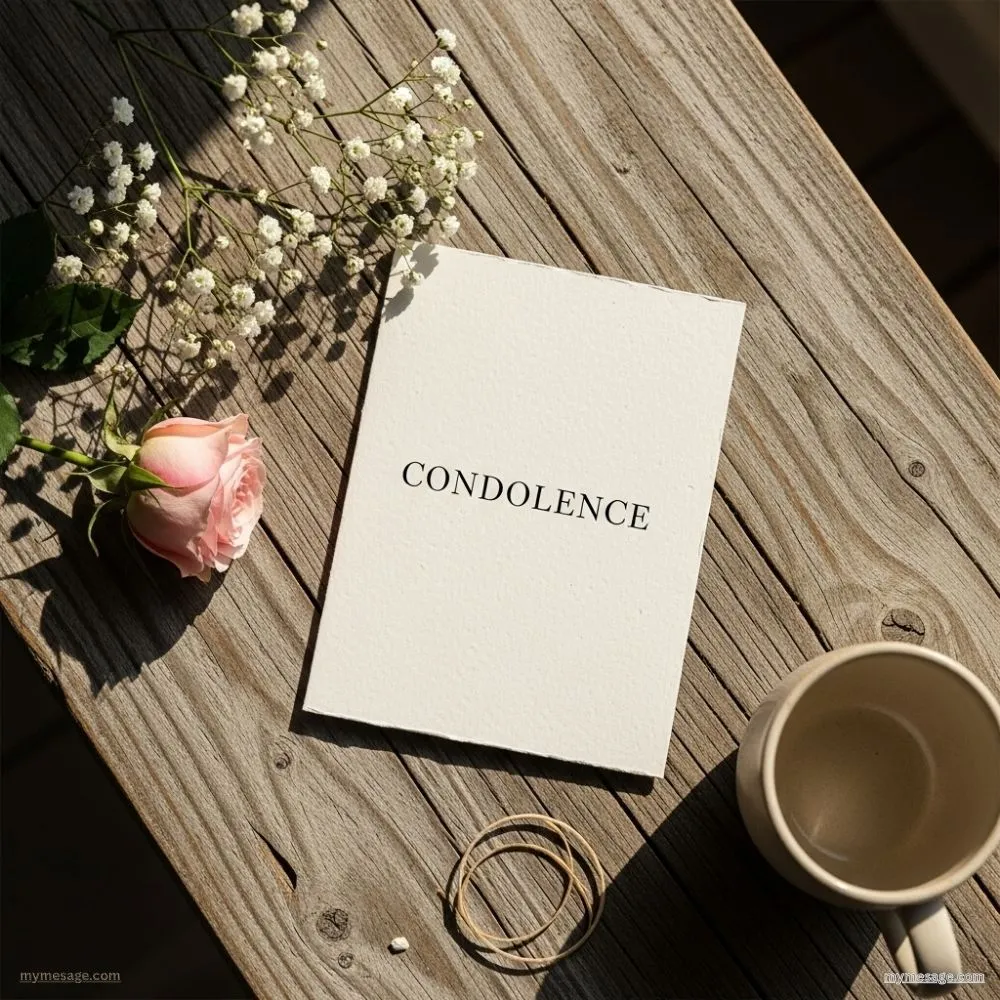 Short Condolence Message To a Friend for Social Media