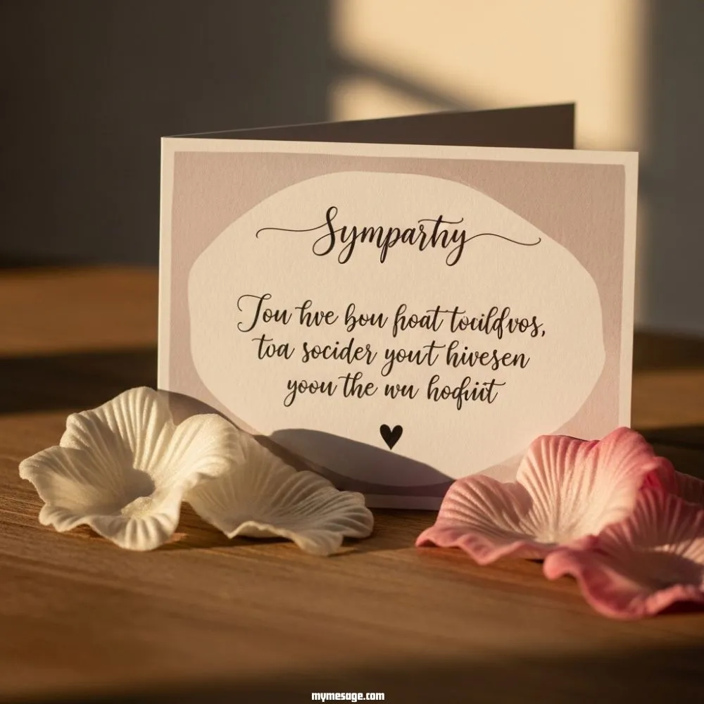 Short Sympathy Messages For Cards