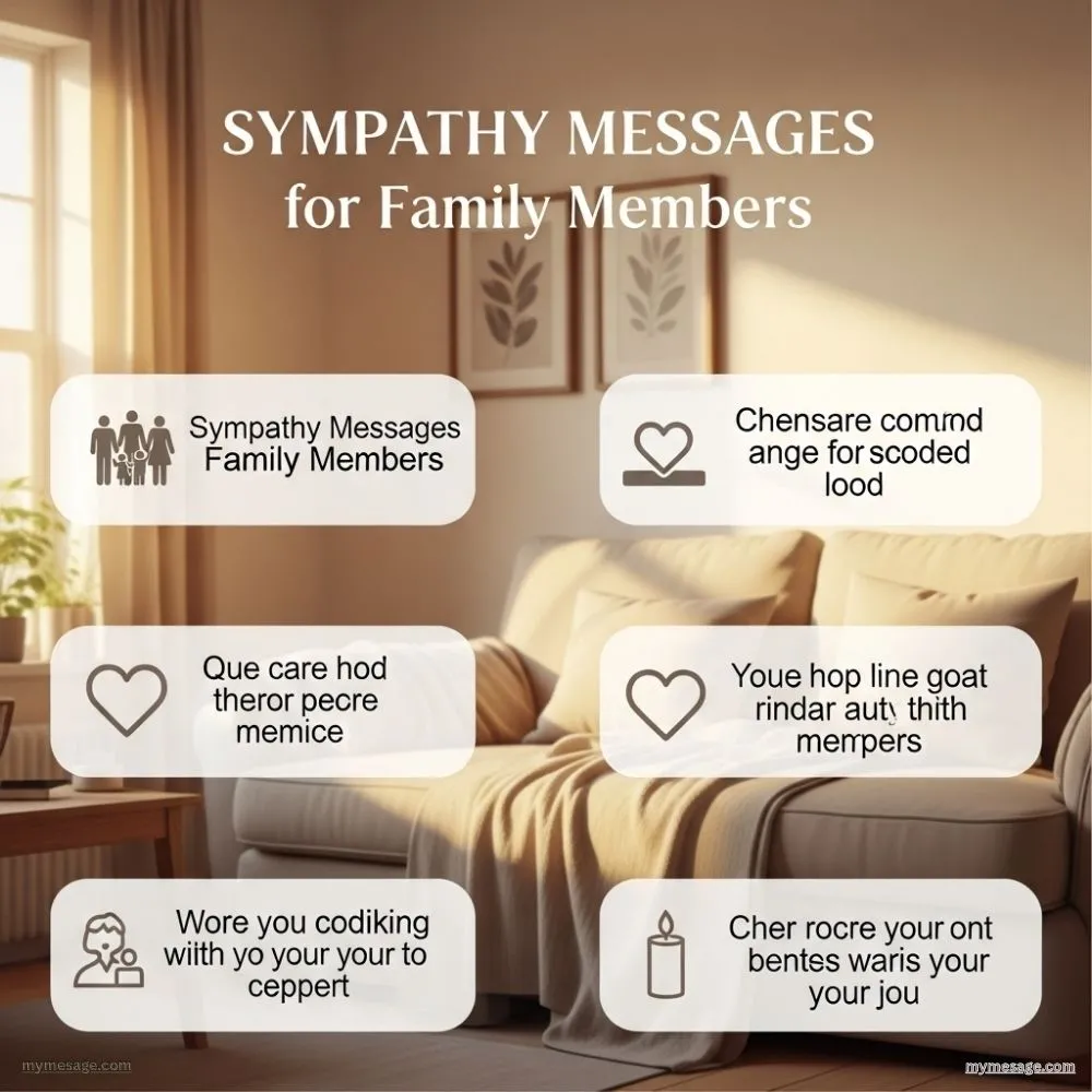 Sympathy Messages For Family Members