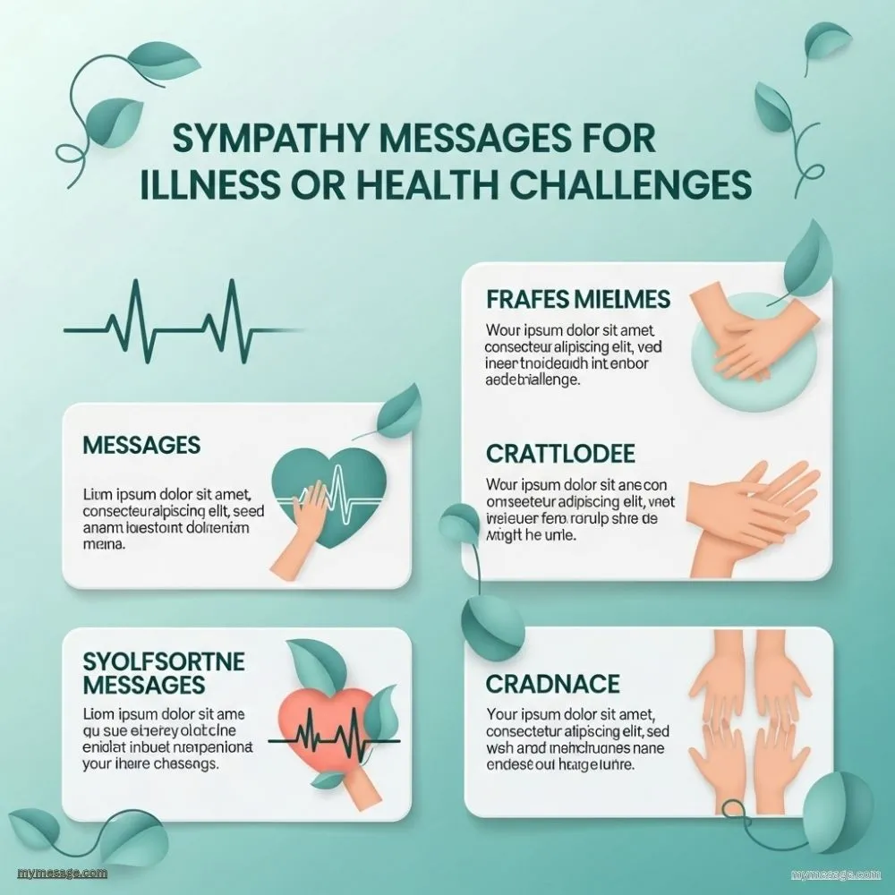 Sympathy Messages For Illness or Health Challenges