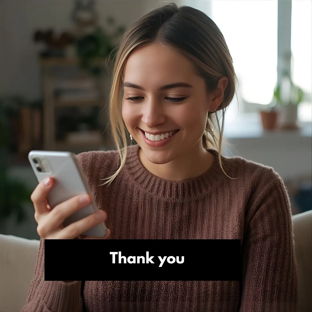  Thank You Text Messages