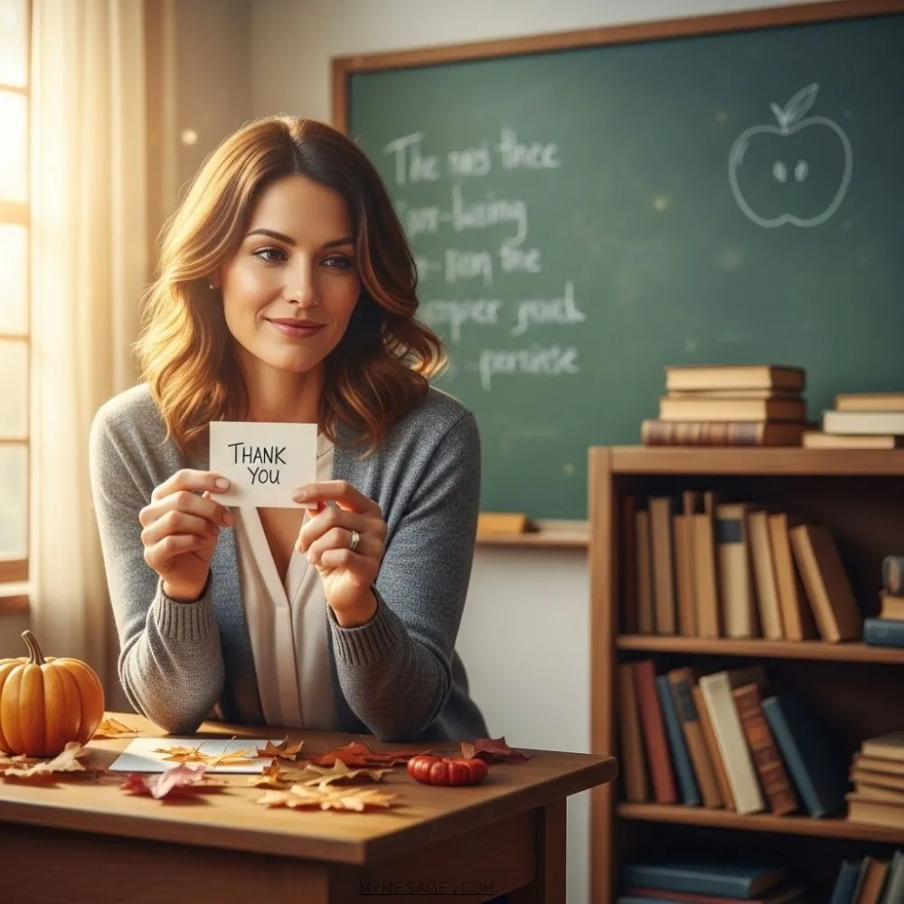 Thanksgiving Messages For Teachers
