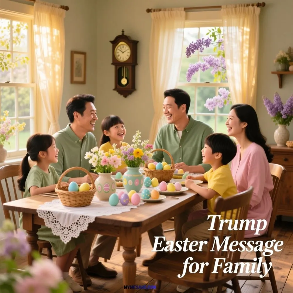 Trump Easter Message For Family