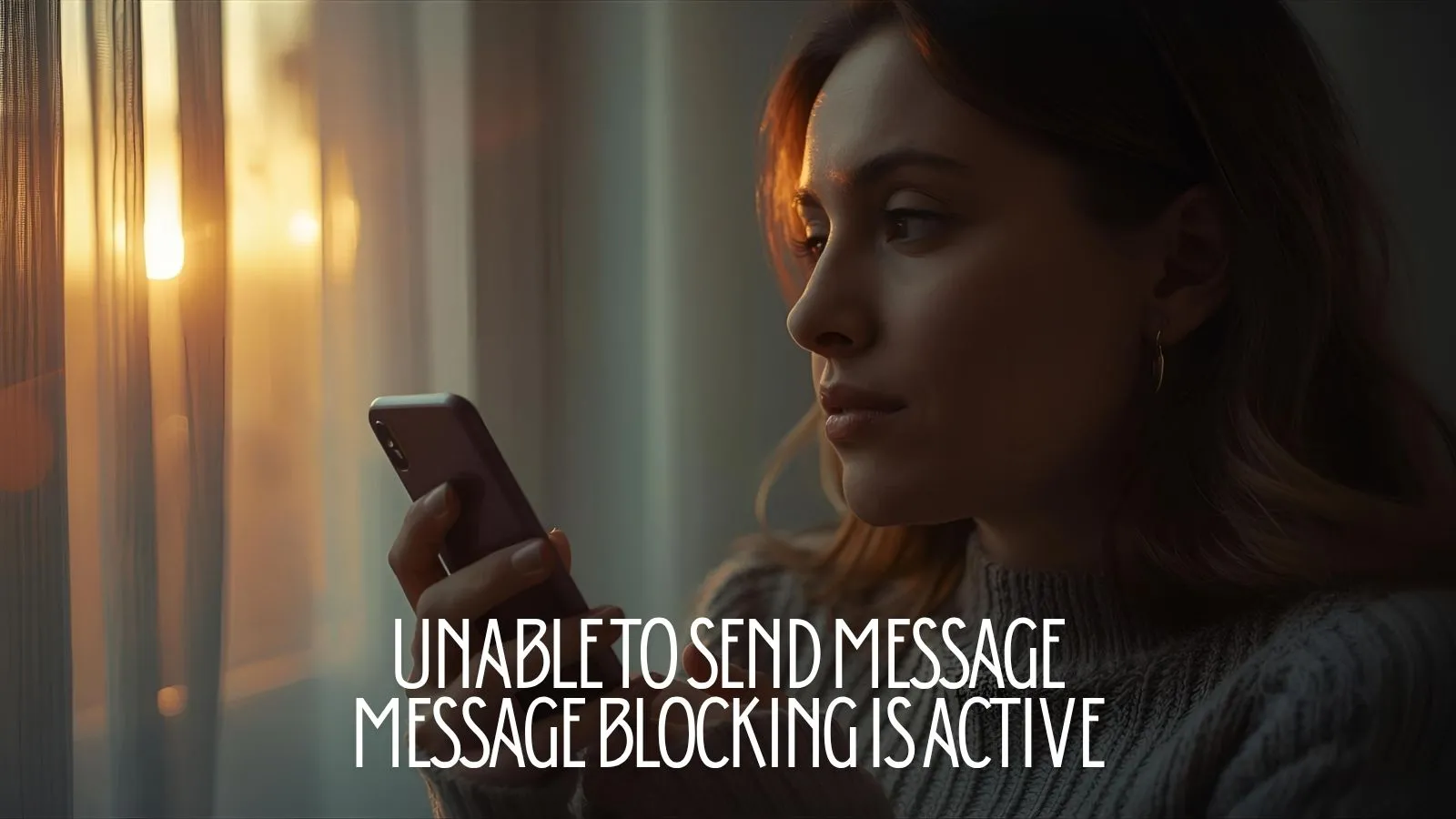 Unable To Send Message Blocking Is Active