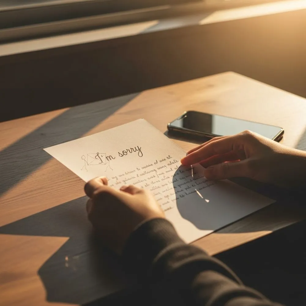 When You Want to Apologize