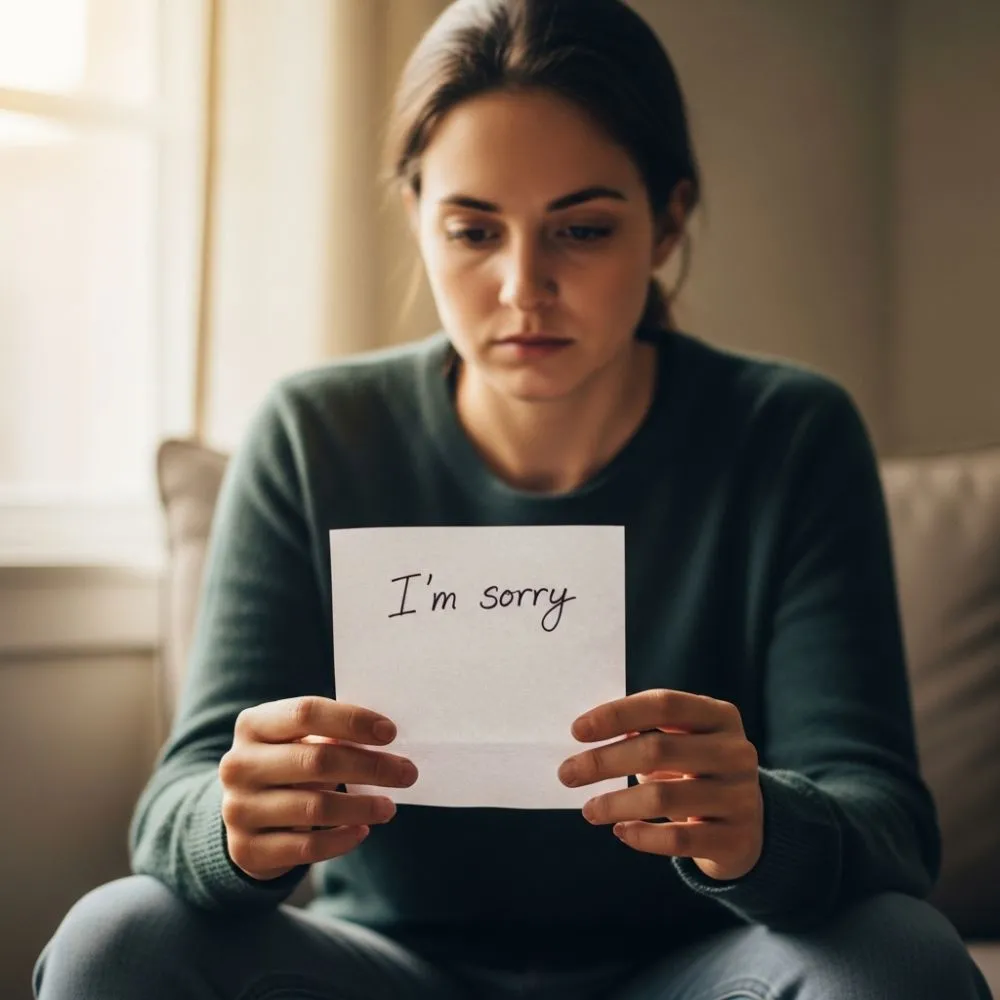 When You Want To Apologize