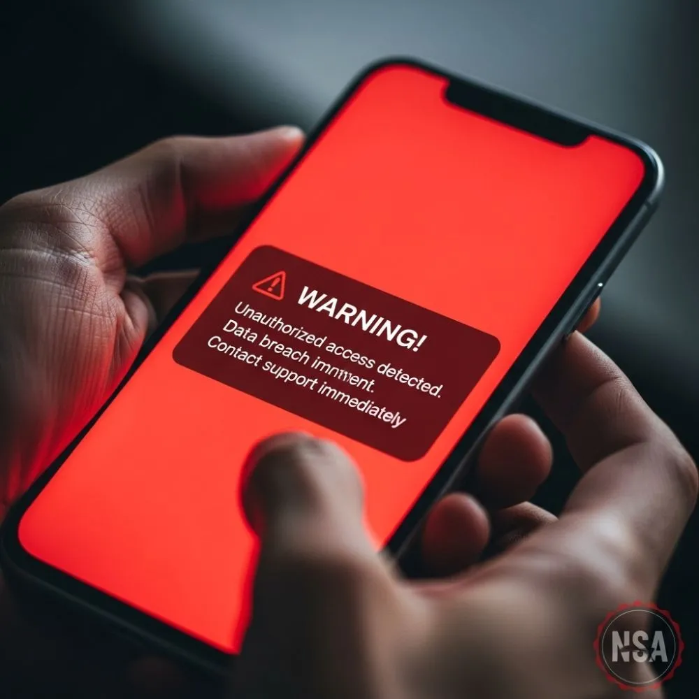 Why You See The NSA Warning Message on Your Phone