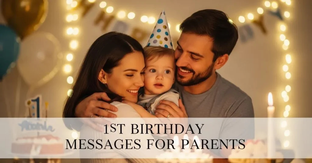1st Birthday Messages For Parents