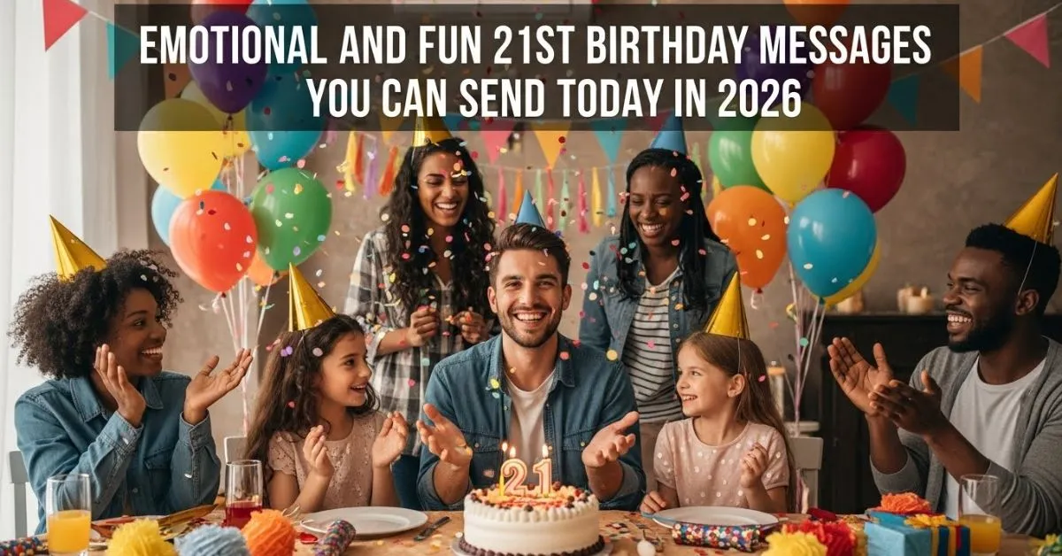 21st birthday message