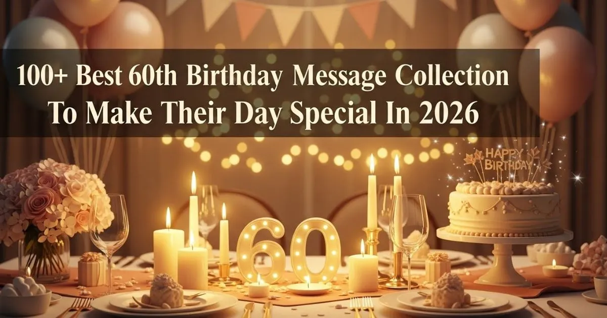 60th Birthday Message