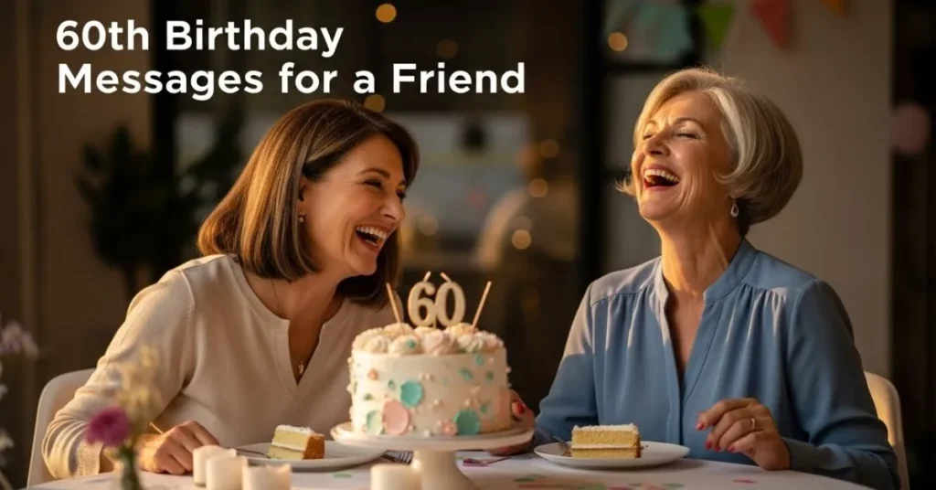 60th Birthday Messages For a Friend