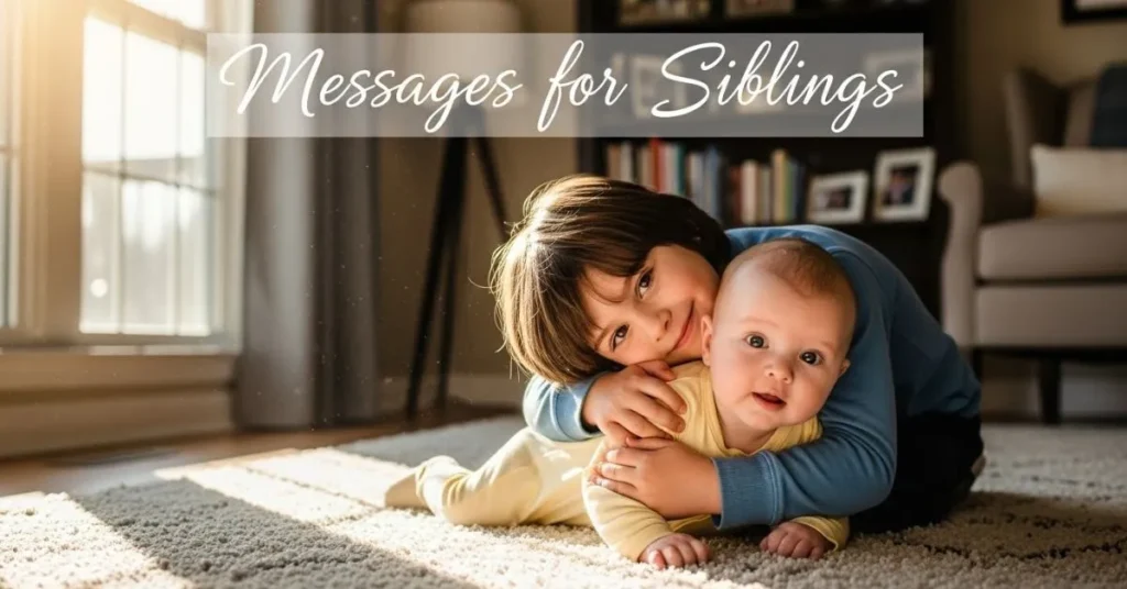 Messages For Siblings