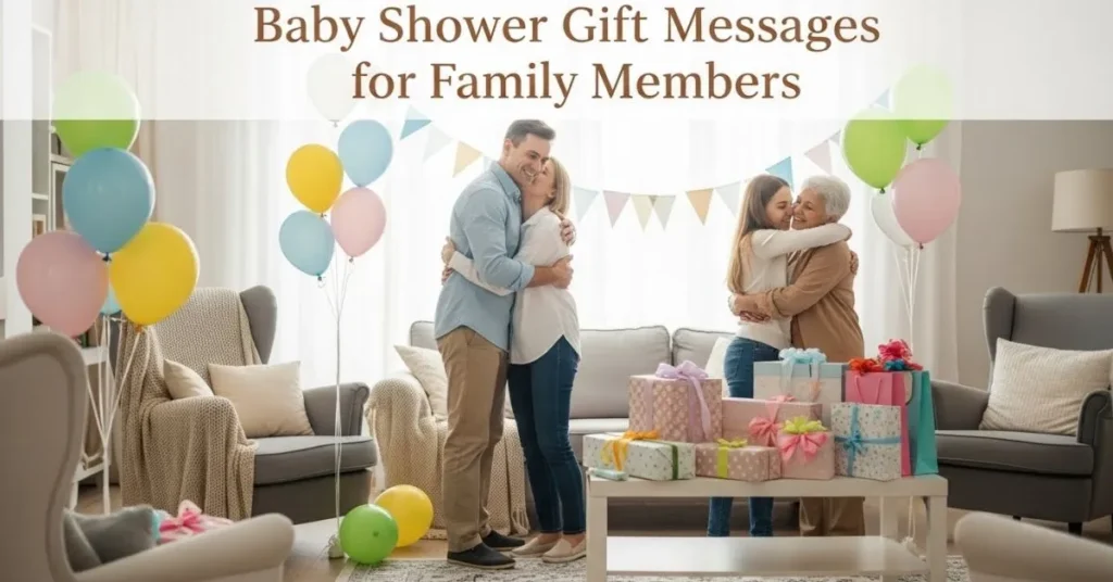 Baby Shower Gift Messages For Family Members