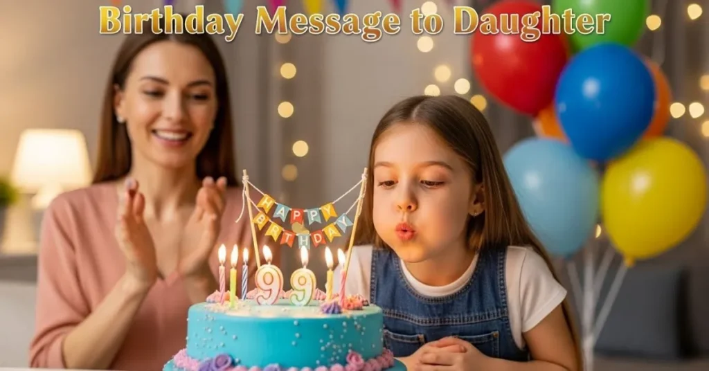 Birthday Message To Daughter