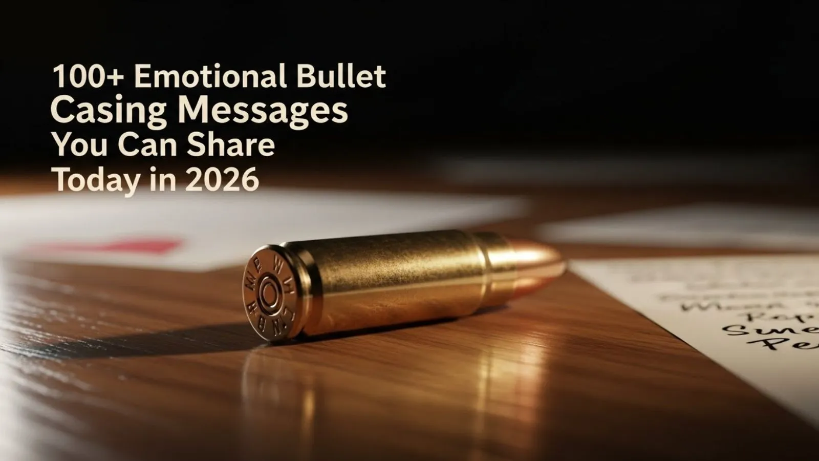 bullet casing message
