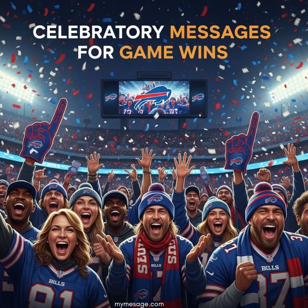 Celebratory Messages For Game Wins