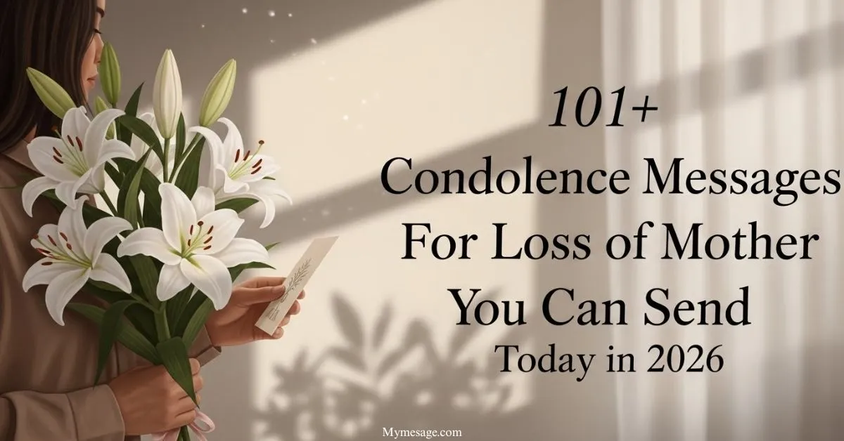 Condolence Messages For Loss of Mother