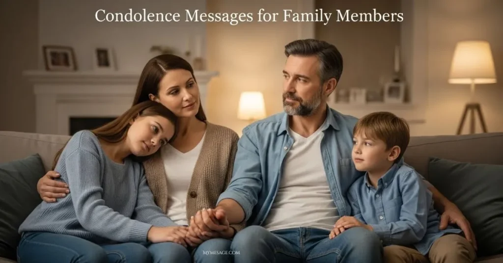 Condolence Messages For Family Members