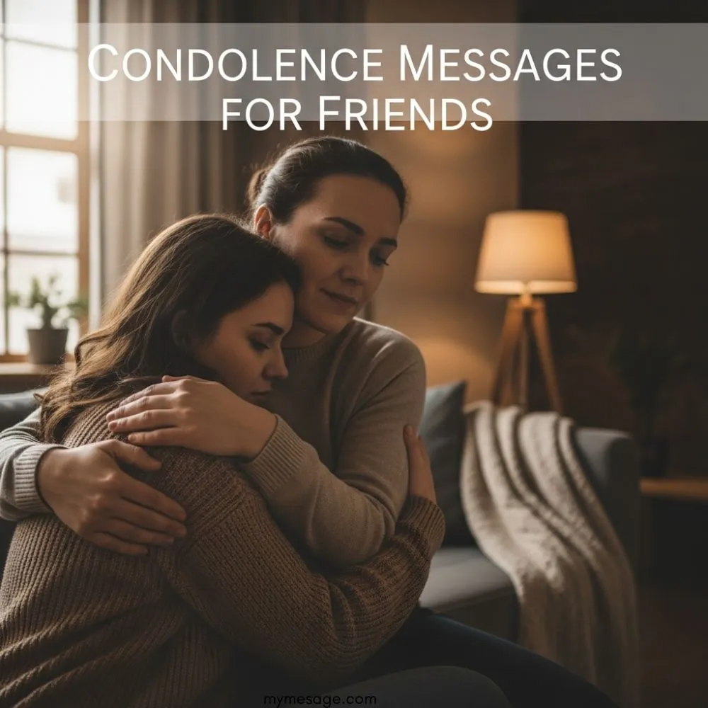 Condolence Messages For Friends