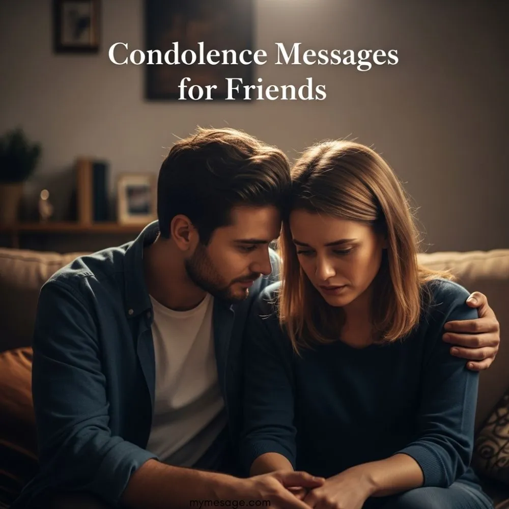 Condolence Messages For Friends