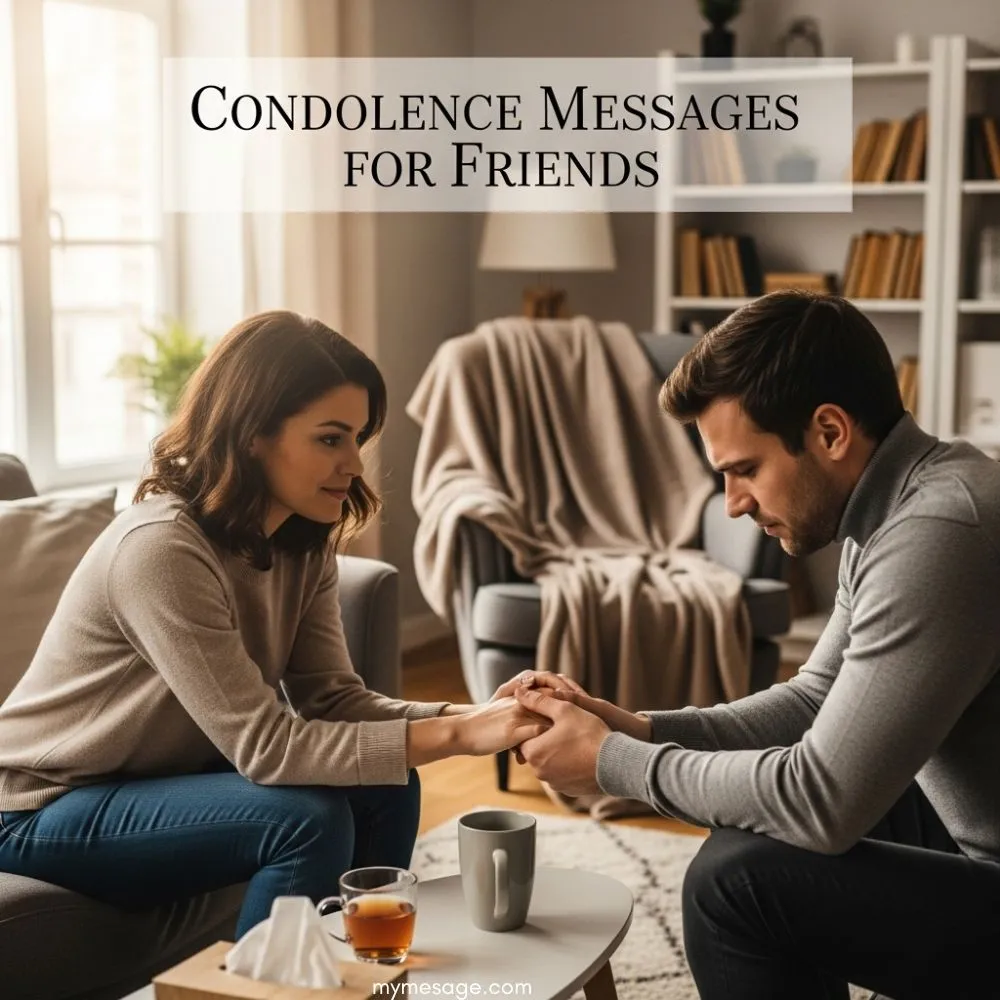 Condolence Messages For Friends