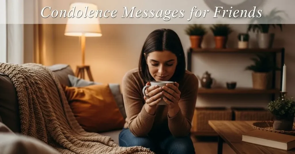 Condolence Messages For Friends