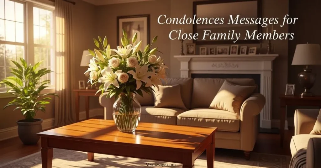 Condolences Messages For Close Family Members