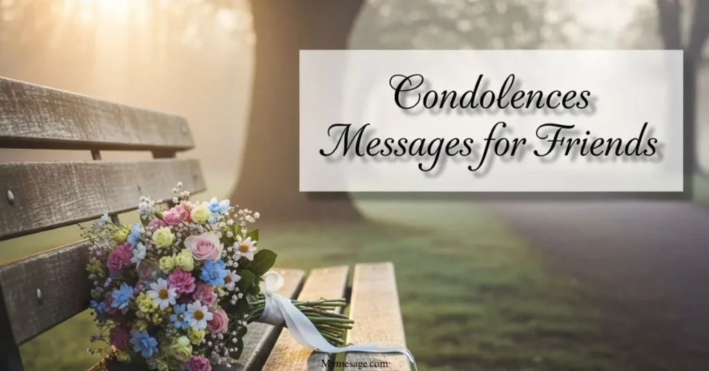 Condolences Messages For Friends