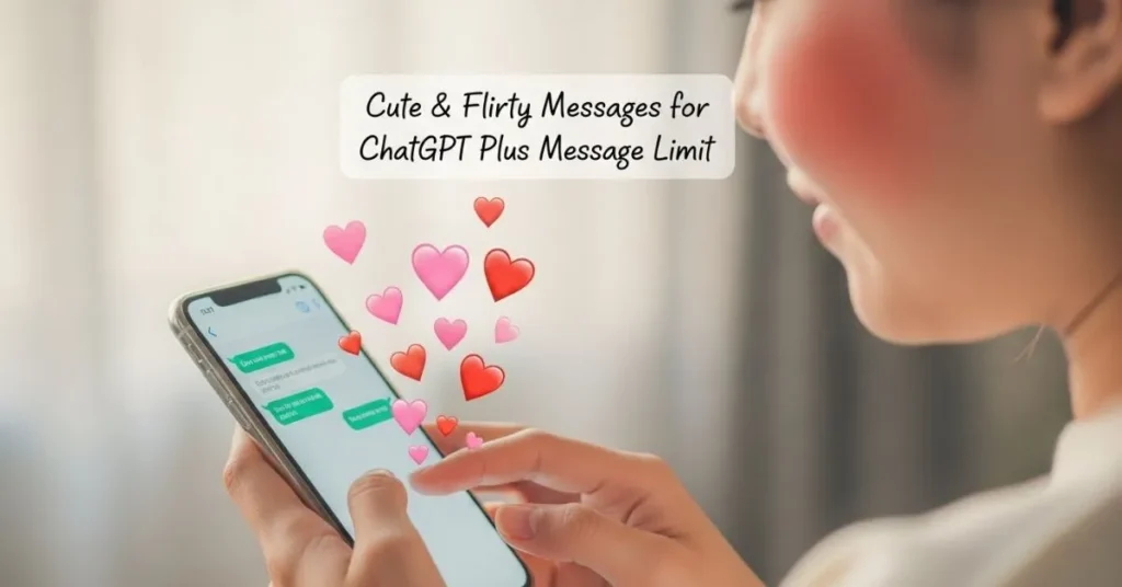  Cute & Flirty Messages For ChatGPT Plus Message Limit