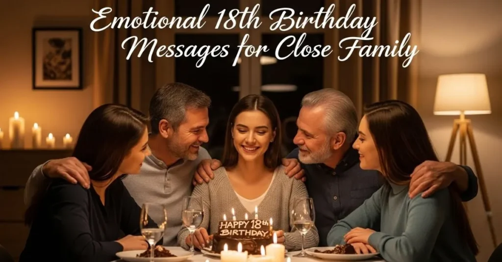  Emotional 18th Birthday Messages For Close Family